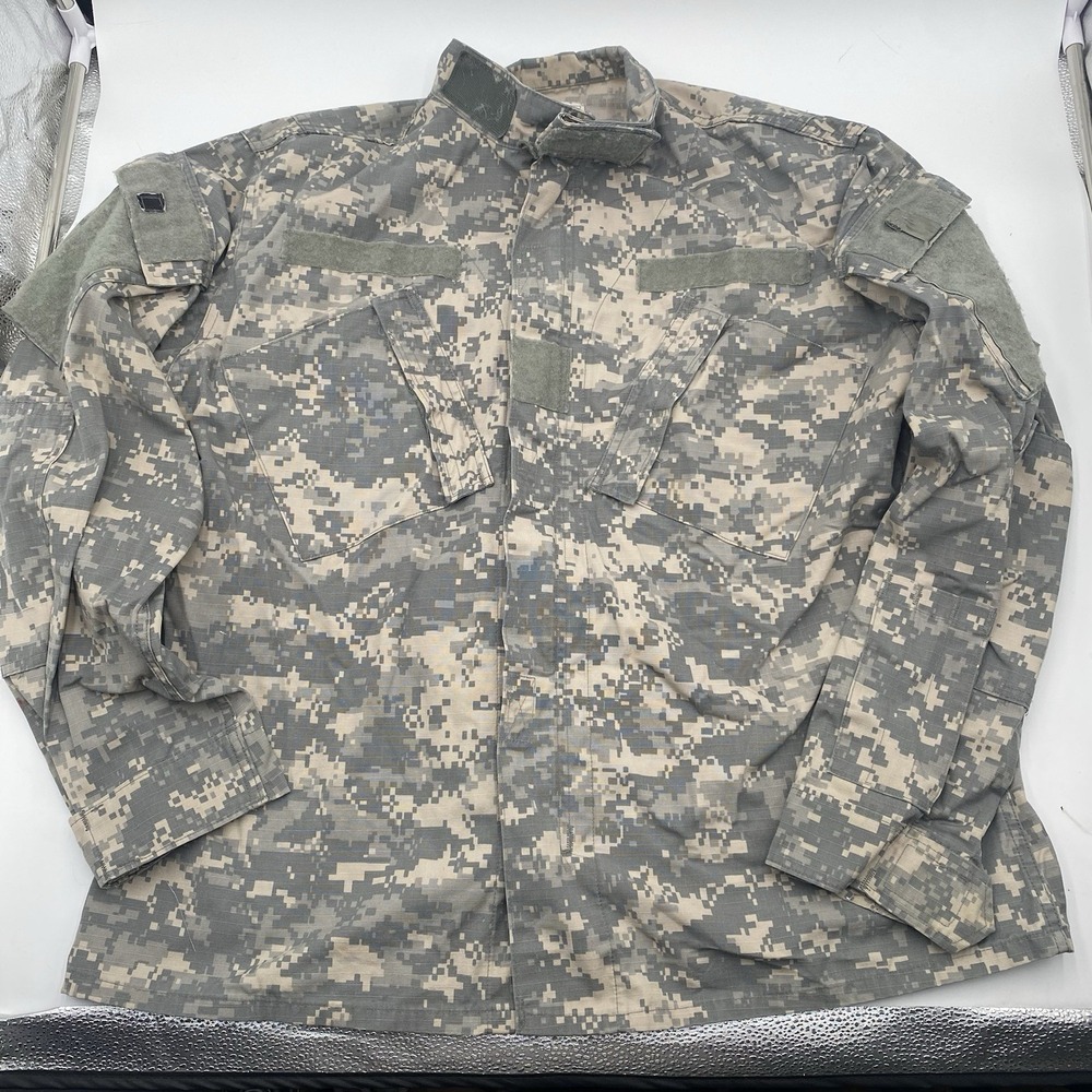 ARMY ACU DIGITAL UCP COMBAT UNIFORM SHIRT FRACU COAT Medium Regular Top Zip